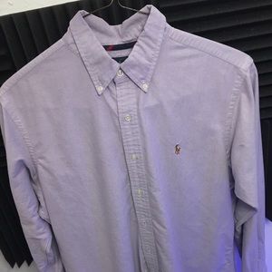 Ralph Lauren Oxford Light Purple Botton Down Large